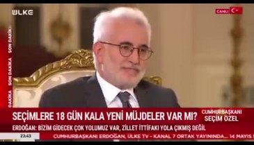 Cumhurbaşkanı Erdoğan'ın katıldığı canlı yayın yarıda kesildi!