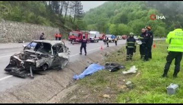 Zonguldak-Ankara karayolunda kaza! 3 ölü, 1 yaralı