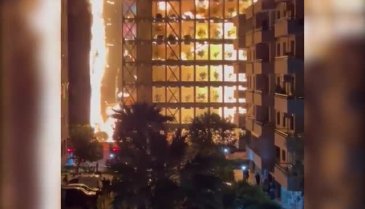 İzmir'de Folkart Sitesi'nde büyük yangın!-1