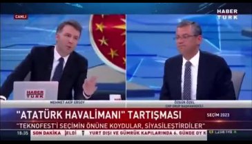 Özgür Özel'in katıldığı canlı yayın yarıda kesildi