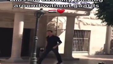 Esad'ın Suriye sokaklarındaki görüntüsü gündem oldu