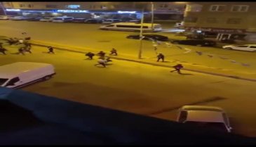 Erzurum sokakları da karıştı