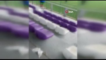 Ordu'da liseler arası futbol turnuvasında tekmeli-yumruklu kavga kamerada