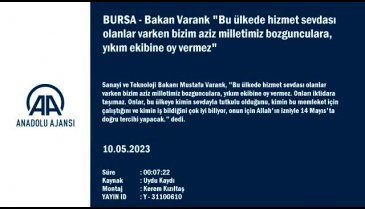 Mustafa Varank: Bizim aziz milletimiz bozgunculara, yıkım ekibine oy vermez
