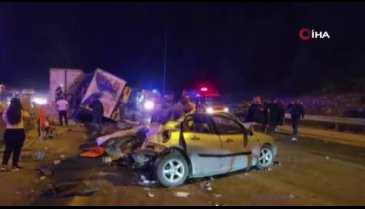 Adana'da katliam gibi kaza: 7 ölü, 7 yaralı