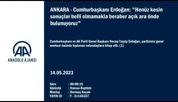 Cumhurbaşkanı Erdoğan'dan 2.tur mesajı