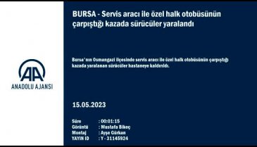Bursa'da servis aracı ile otobüsü çarpıştı! Kazada sürücüler yaralandı