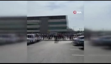 Mersin'de hastane yemekhanesinde yangın çıktı