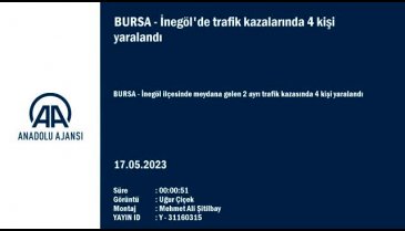Bursa'da yağmur kaza getirdi! İnegöl'de 2. kaza