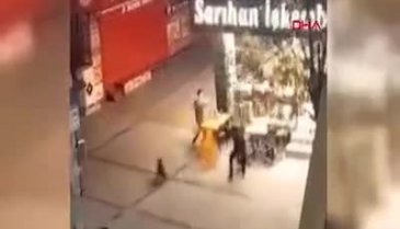 İstanbul'da pitbull ile gelip işyerine saldırdılar!