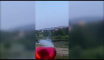 Nilüfer Boğaz Cafe'de havai fişek dehşeti!