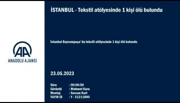 İstanbul'da işçi atölyede ölü olarak bulundu