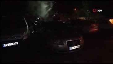 Çorum'da otomobil kundaklandı!