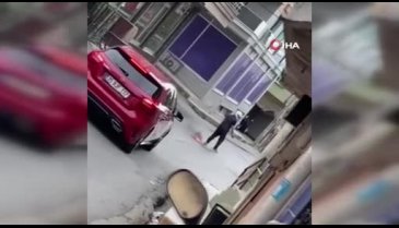 İzmir'de kıraathaneye molotoflu saldırı kamerada