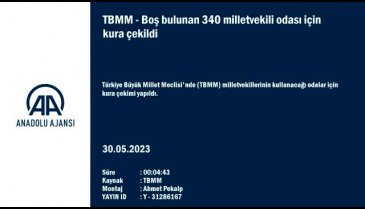TBMM'de boş olan milletvekili odaları için kura çekildi