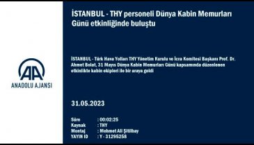 THY, Dünya Kabin Memurları Günü'nü kutladı
