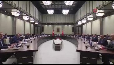 Cumhurbaşkanlığı Kabinesi Erdoğan başkanlığında toplandı