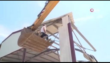 Bursa'da kaçak yapı yıkımını kuş yuvası durdurdu