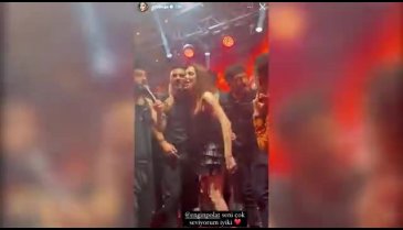 Kocası ve kardeşinin sarmaş dolaş dansı tepki çekti!