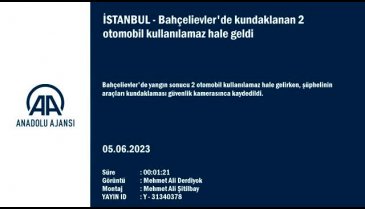 İstanbul'da kundaklanan 2 araç kullanılamaz hale geldi!