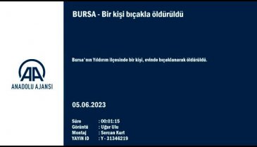 Bursa'da evinde ölü bulunan adamın oğlu katil zanlısı olarak yakalandı