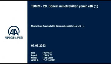 Meclis'te yemin töreni düzenlendi