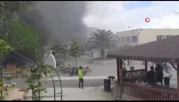 Çapa Tıp Fakültesi'nde korkutan yangın!