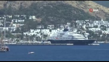 Muğla'da demir atan ultra süper lüks yata 9 milyonluk akaryakıt!