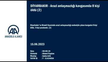 Diyarbakır'da arazi anlaşmazlığında ortalık kan gölüne döndü: 8 ölü!