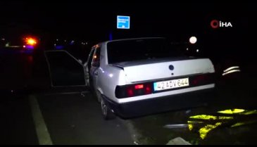Konya'da iki otomobil çarpıştı: 6 yaralı