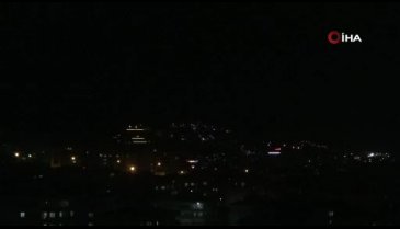 Bursa Mudanya'da şimşekler etkili oldu