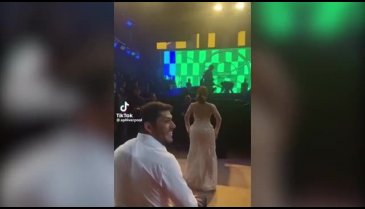 Düğünde damada twerk yapan gelin viral oldu