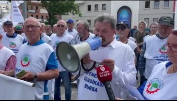 Emeklilerden basın açıklaması: Açlık sınırı altında yaşamak istemiyoruz
