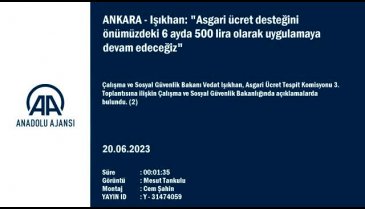 Asgari ücret belli oldu!