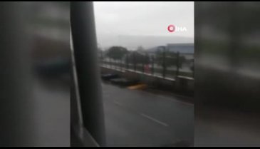 Kayseri'de sel sebebiyle fabrikanın duvarı yıkıldı!