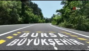 Uludağ yolunda yenileme çalışması tamamlandı