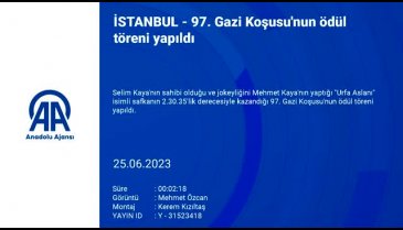 97. Gazi Koşusu'nu "Urfa Aslanı" kazandı