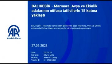 Marmara, Avşa ve Ekinlik adalarında bayram yoğunluğu yaşanıyor