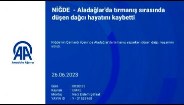 Aladağlar'da tırmanış sırasında düşerek ölen dağcının cenazesi Bursa'da toprağa verildi