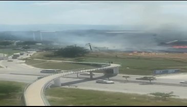 Bursa'da tarla yangını!