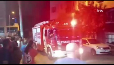 İstanbul'da 6 katlı binada korkutan yangın!
