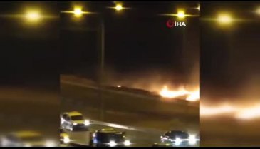 Atılan havai fişek yangına neden oldu