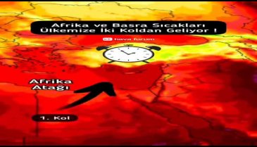 Afrika ve Basra'dan Türkiye'ye sıcak hava dalgası geliyor