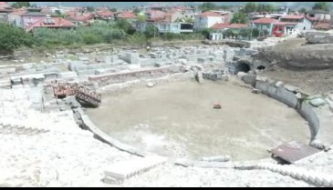 Bursa'da İznik Roma Tiyatrosu turizme kazandırılıyor