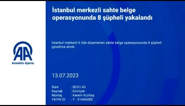 Bursa dahil 6 ilde sahte belge operasyonunda