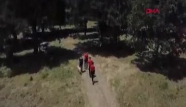 Jandarma, Uludağ'da orman yangınlarına karşı devriyede