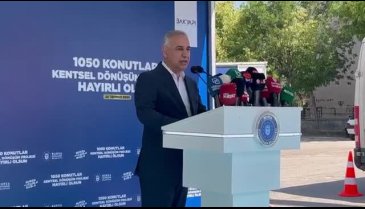Bursa 1050'de ilk yıkımı Başkan Aktaş gerçekleştirdi