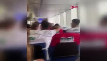 Marmara Denizi'nin ortasında korku dolu anlar