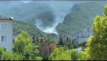 Bursa Yıldırım'da korkutan yangın!