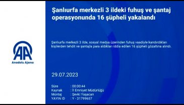 Şanlıurfa merkezli 3 ilde operasyon! 11 zanlı adliyede